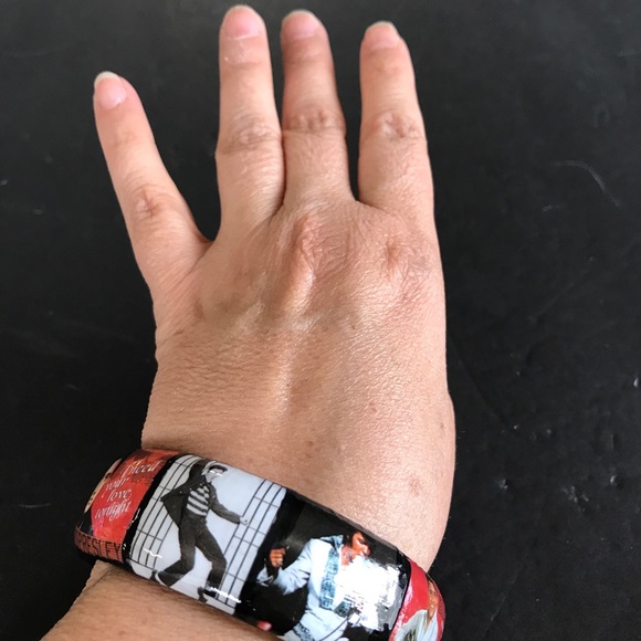 Elvis Presley King of Rock and Roll Bracelet - Picture 3 of 8